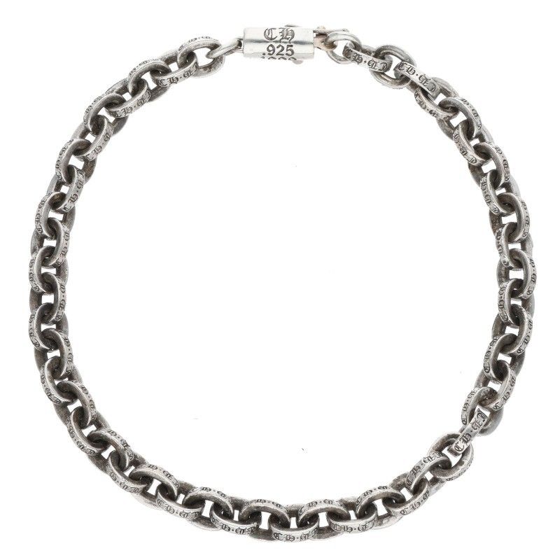 Chrome Hearts Paper Chain Silver Bracelet