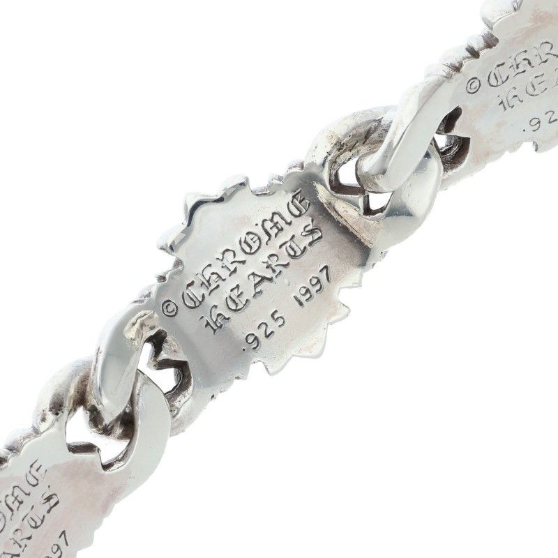 Chrome Hearts Keeper Link Silver Bracelet — view 4
