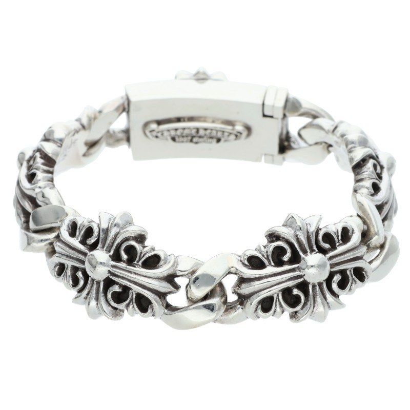 Chrome Hearts Keeper Link Silver Bracelet — view 2