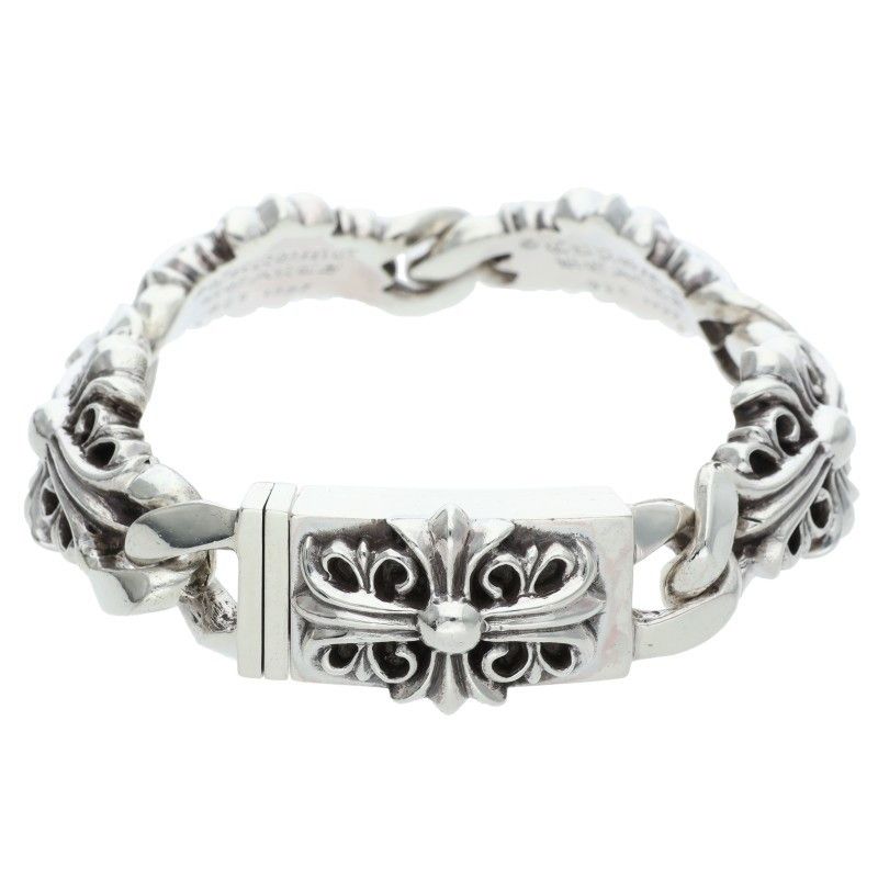 Chrome Hearts Keeper Link Silver Bracelet