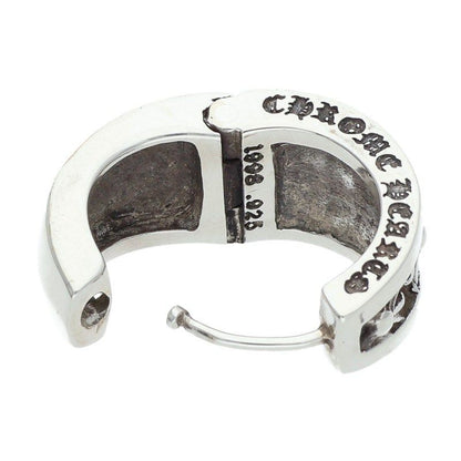 Chrome Hearts Narrow V-chx Chx Silver Earrings — view 3