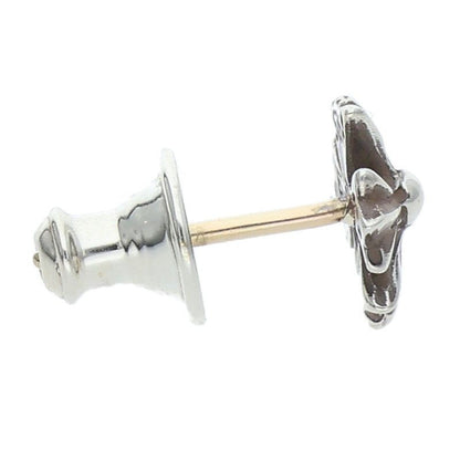 Chrome Hearts No2 CH Pls CH Plus Stud Silver Earrings — view 4