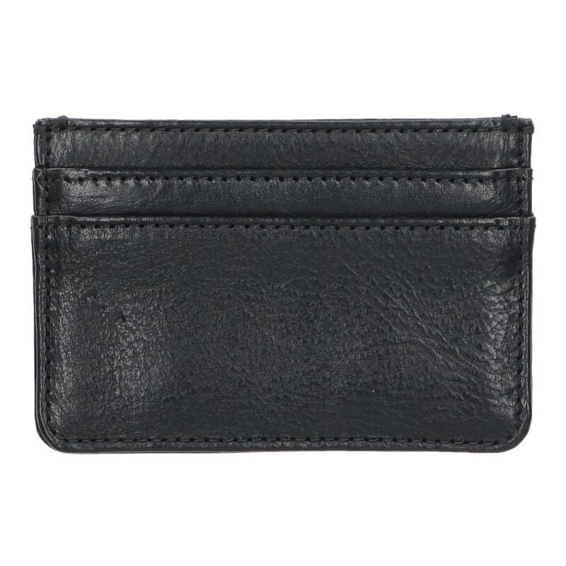 Chrome Hearts Double Side Scroll Label Leather Card Case — view 2
