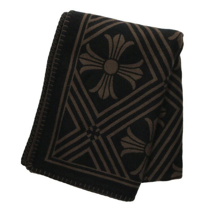 Chrome Hearts CH Plus All Over Pattern Cashmere Shoulder Bag