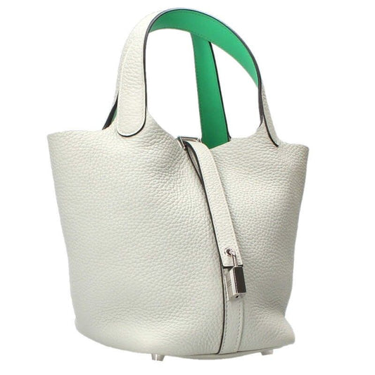 Hermes Picotin Lock PM Eclat Grineve Vert Comic Handbag PM