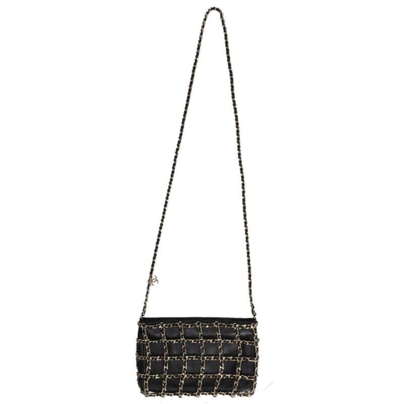 Chanel Cruise Collection Lambskin Chain Shoulder Bag — view 2