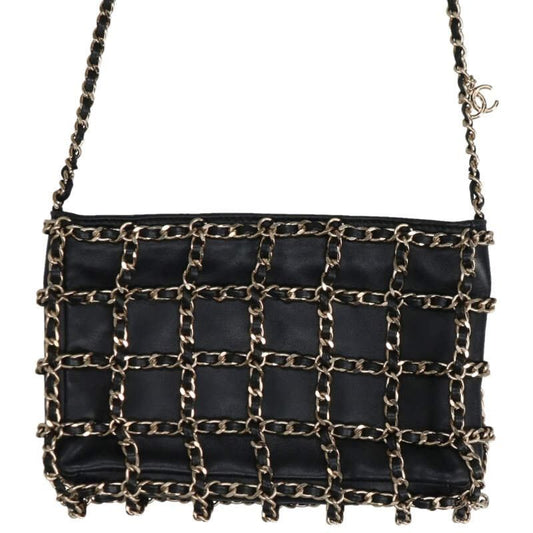 Chanel Cruise Collection Lambskin Chain Shoulder Bag