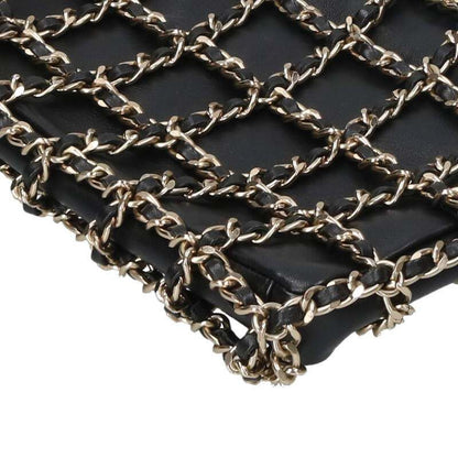 Chanel Cruise Collection Lambskin Chain Shoulder Bag — view 4