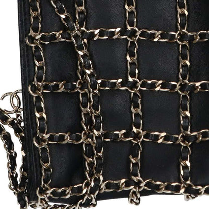 Chanel Cruise Collection Lambskin Chain Shoulder Bag — view 5