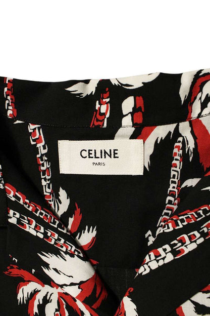 Celine All Over Pattern Hawaiian Short Sleeve Shirt 37 — view 3