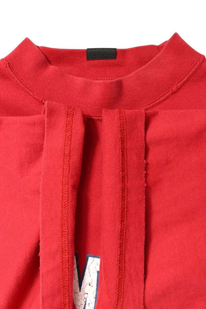 Balenciaga Front Logo Mock Neck T-Shirt — view 3