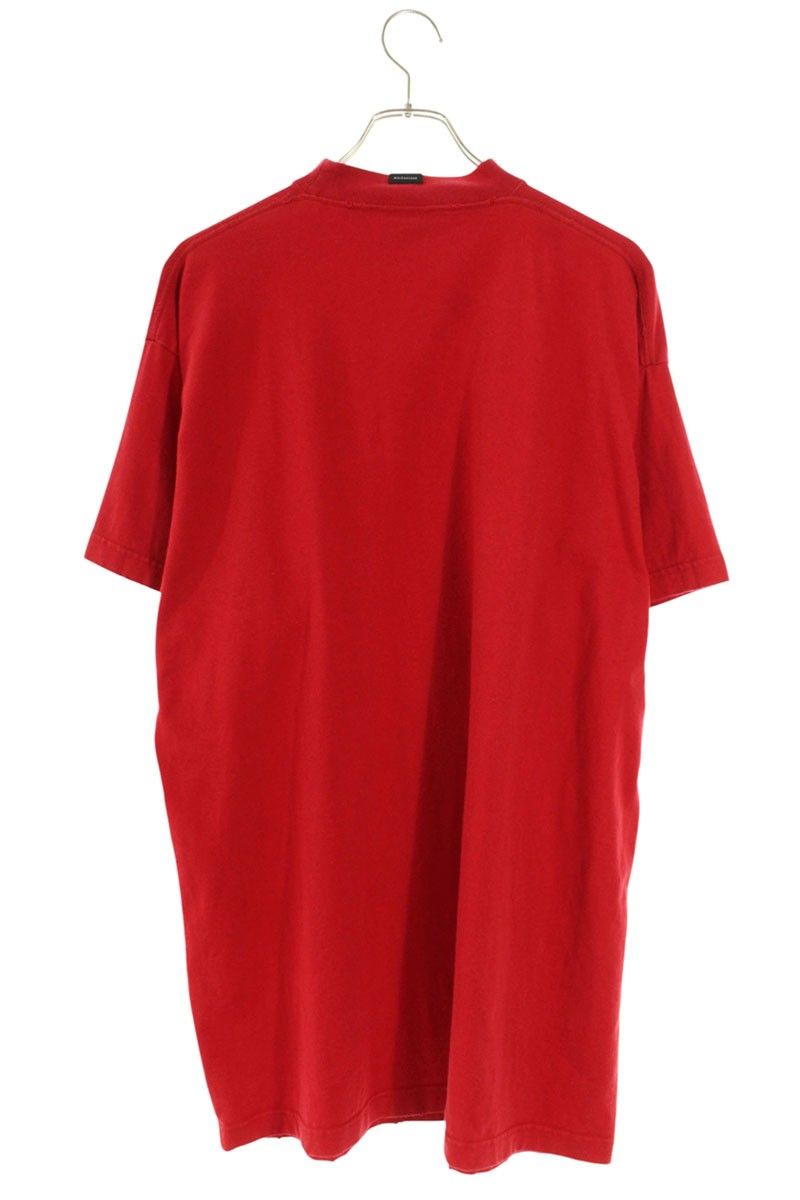 Balenciaga Front Logo Mock Neck T-Shirt — view 2