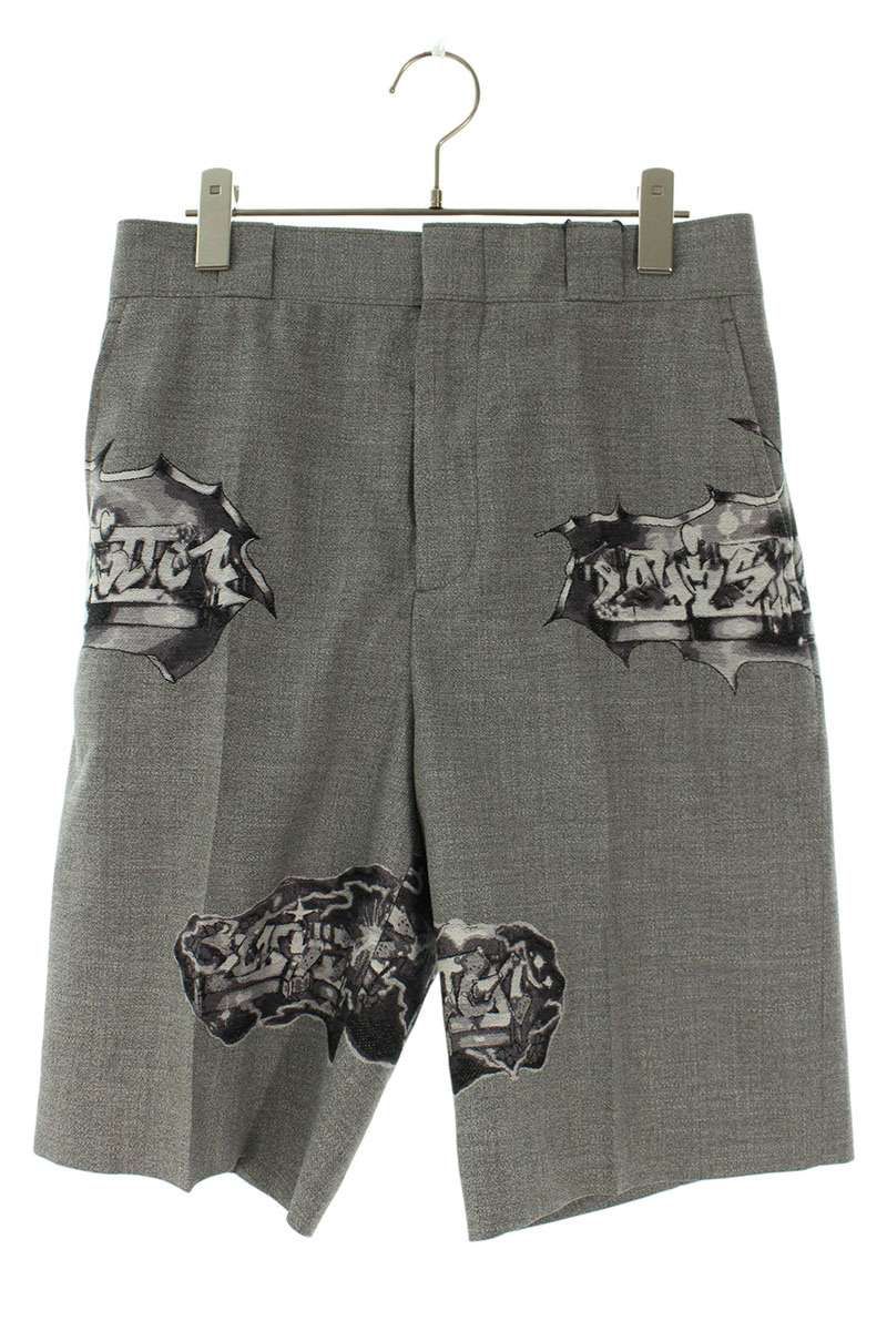 Louis Vuitton Nj7 Graffiti Shorts 36