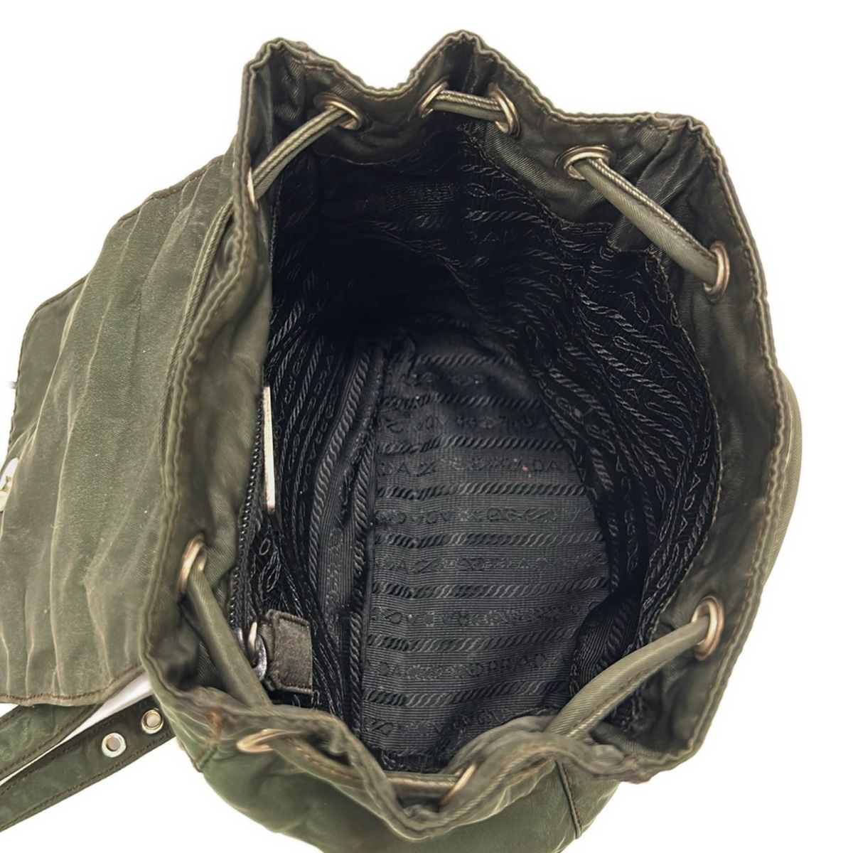 Prada Backpack Sac Khaki Mini Bag — view 7