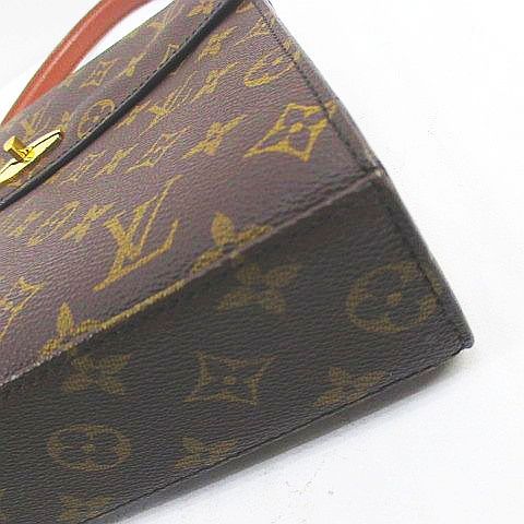 Louis Vuitton Malesherbes Handbag Monogram Brown — view 6