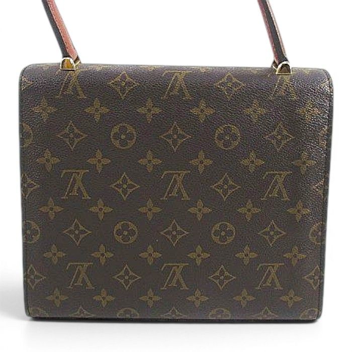 Louis Vuitton Malesherbes Handbag Monogram Brown — view 4