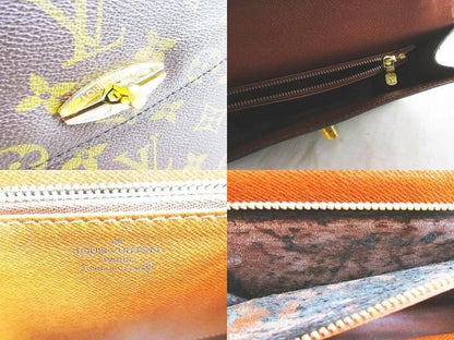 Louis Vuitton Malesherbes Handbag Monogram Brown — view 9