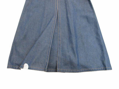 Gucci Dress Denim Gold Button 38 — view 5