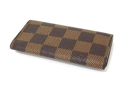 Louis Vuitton Key Case Multicles 4 Brown Damier 4 Rows Gold Key Holder — view 2