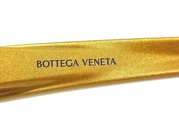 Bottega Veneta Sunglasses BV Gold Lens Clear Black Acetate Eyewear — view 5