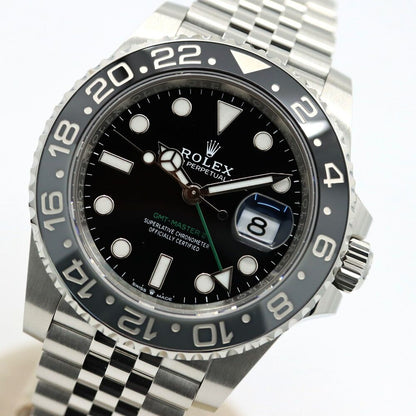 Rolex GMT Master 2 Gray Black Watch Polished — view 2