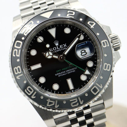 Rolex GMT Master 2 Gray Black Watch Polished — view 3