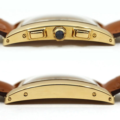 Cartier Tank American LM Chrono Reflex Watch Yellow Gold Perpetual Carre 18k — view 4