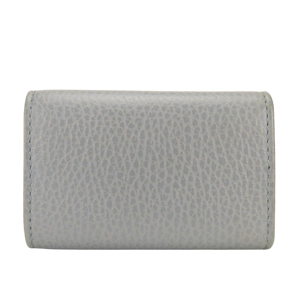 Gucci Key Case GG Marmont Leather Gray 6 Consecutive Key Holder — view 2
