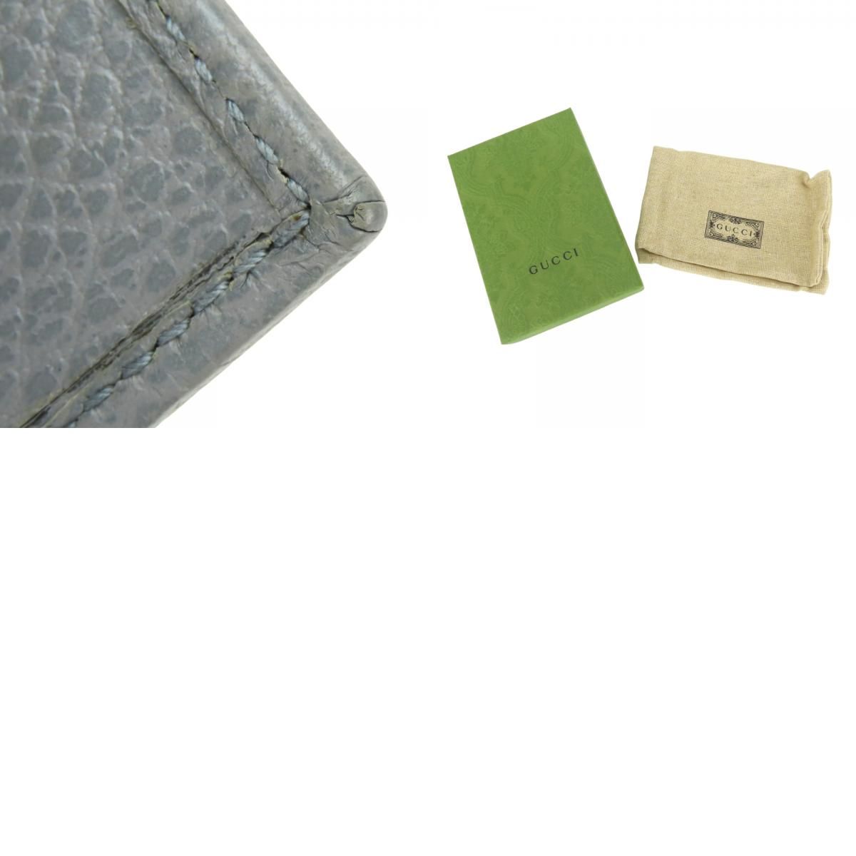 Gucci Key Case GG Marmont Leather Gray 6 Consecutive Key Holder — view 9