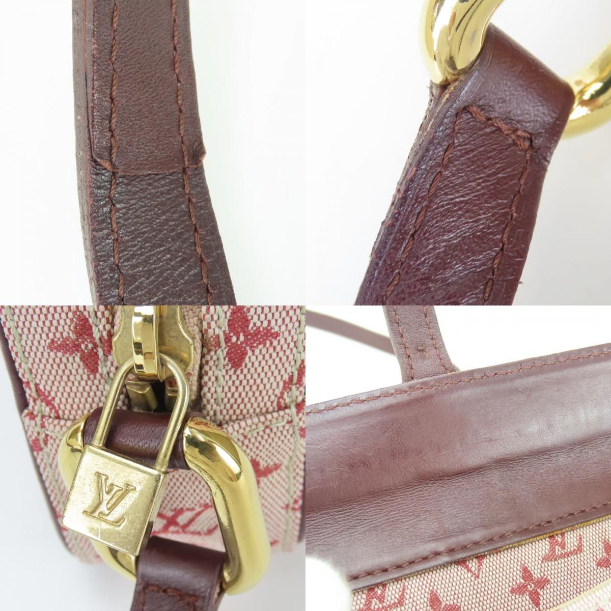 Louis Vuitton Shoulder Bag Juliette Monogram Mini Cherry Red Bordeaux Crossbody — view 7