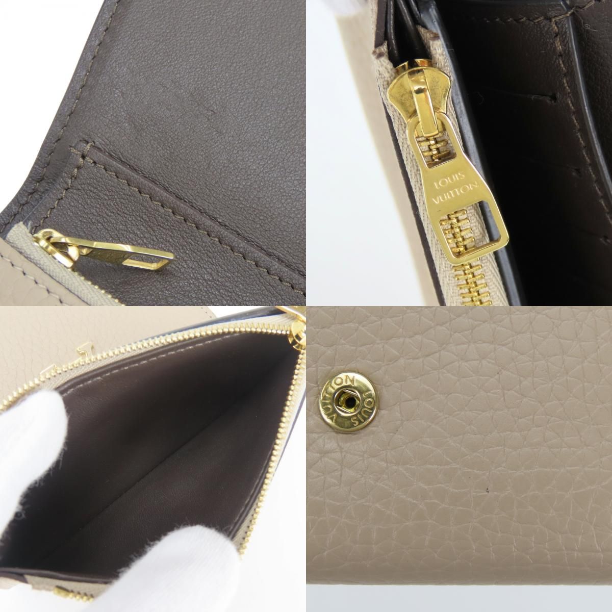 Louis Vuitton Trifold Wallet Portefeuille Capucines Compact Taurillon Leather — view 6