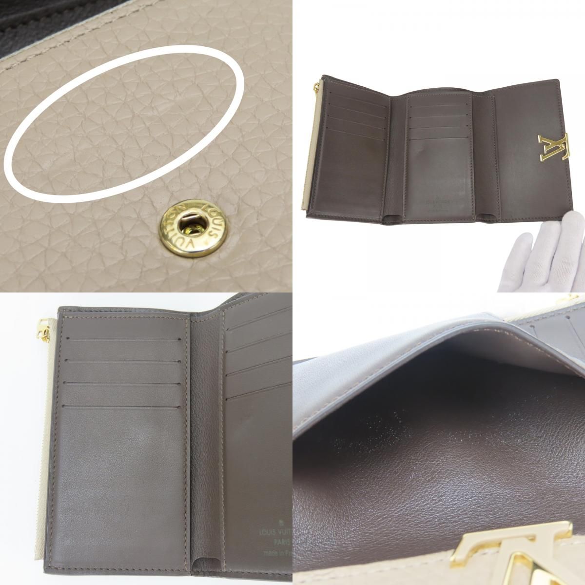 Louis Vuitton Trifold Wallet Portefeuille Capucines Compact Taurillon Leather — view 7
