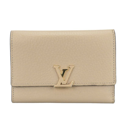 Louis Vuitton Trifold Wallet Portefeuille Capucines Compact Taurillon Leather