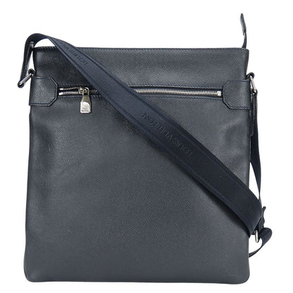 Louis Vuitton Shoulder Bag Sasha Taiga Dark Navy Crossbody Daily Use