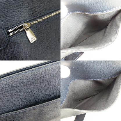 Louis Vuitton Shoulder Bag Sasha Taiga Dark Navy Crossbody Daily Use — view 6