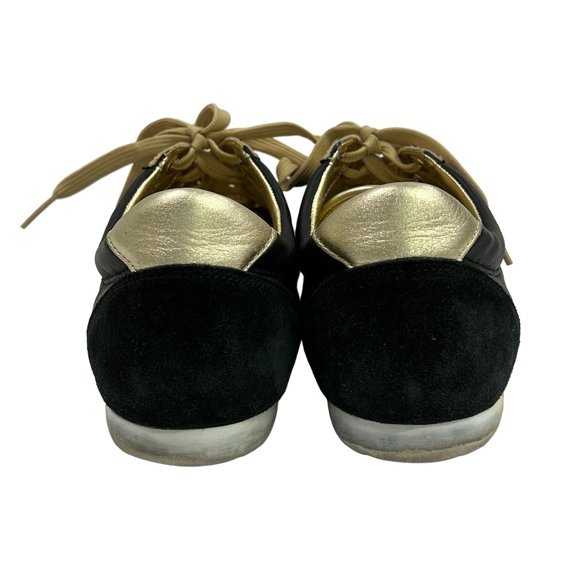 Dolce & Gabbana Sneakers 8 Black Gold Leather — view 3
