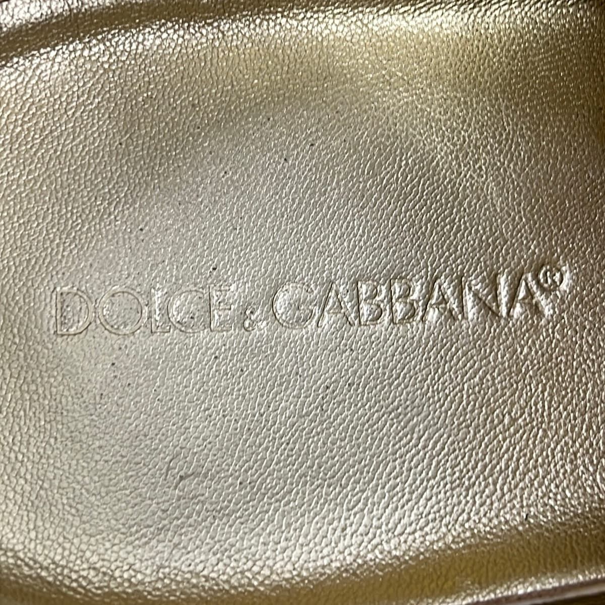 Dolce & Gabbana Sneakers 8 Black Gold Leather — view 5