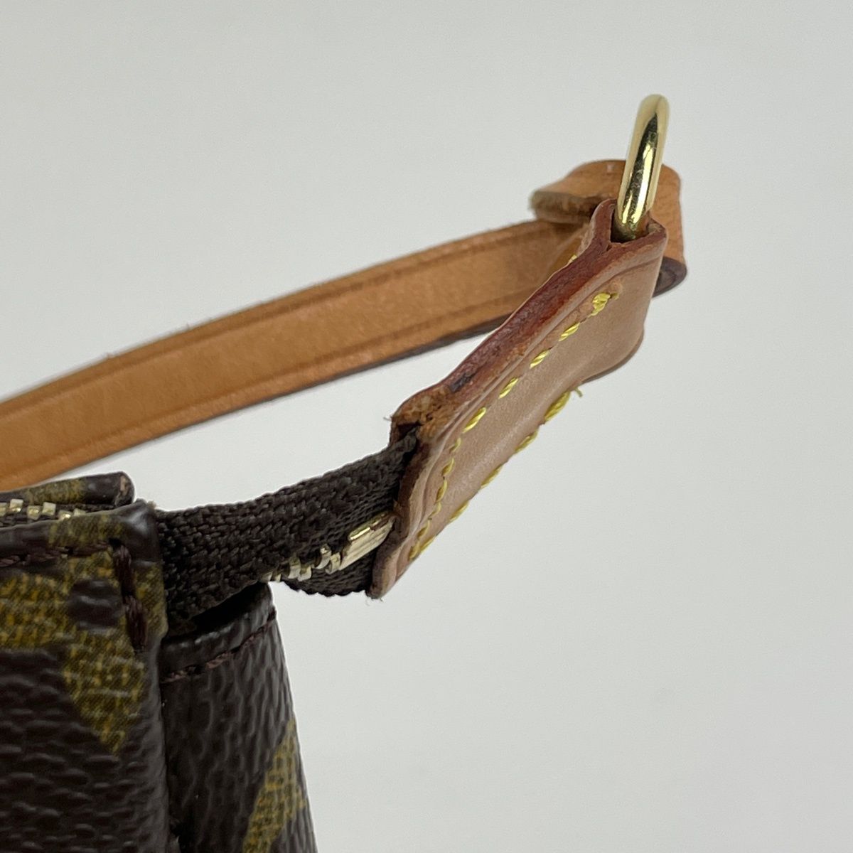 Louis Vuitton Pochette Makeup Cosmetics Pouch Monogram Brown — view 6