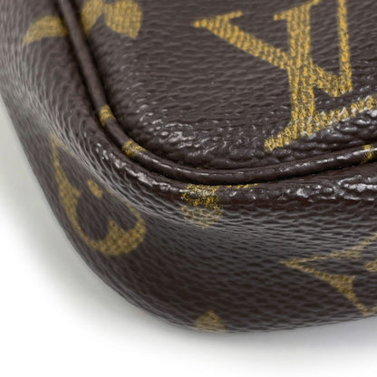 Louis Vuitton Pochette Makeup Cosmetics Pouch Monogram Brown — view 3