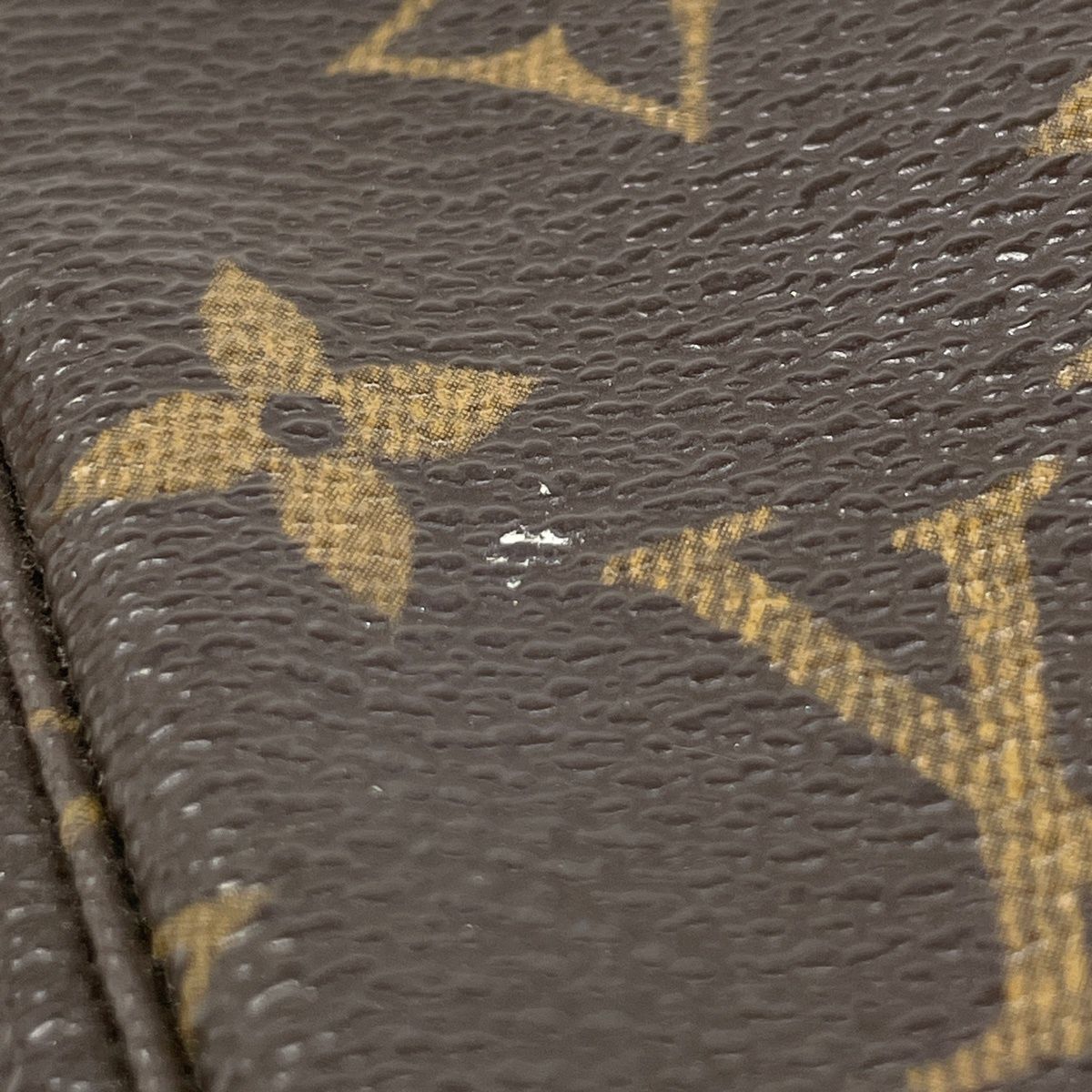 Louis Vuitton Mini Pochette Makeup Cosmetics Pouch Monogram Brown — view 4