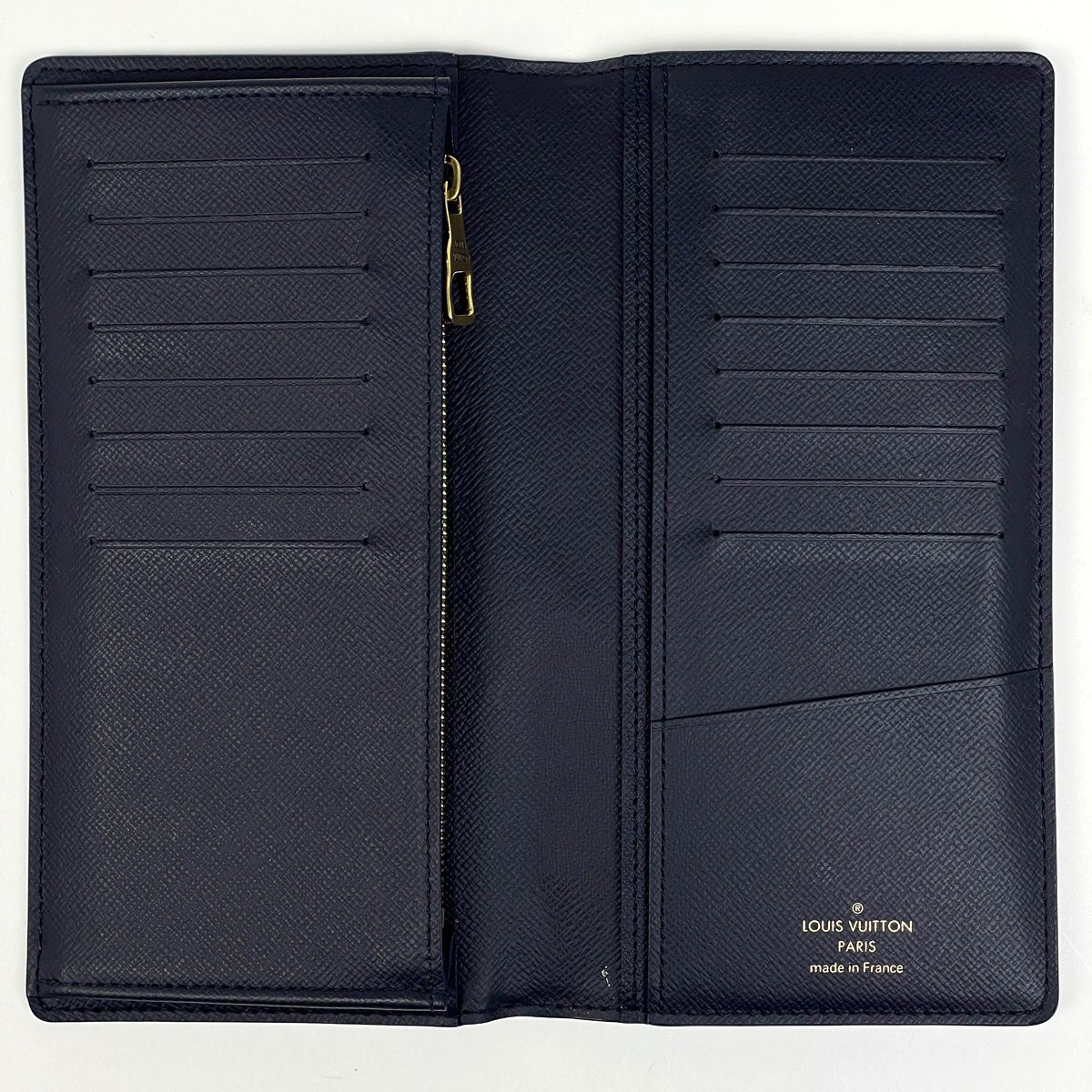 Louis Vuitton Portefeuille Brazza NM Monogram Bree Wallet Navy — view 8