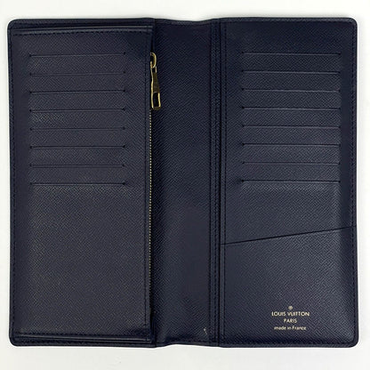 Louis Vuitton Portefeuille Brazza NM Monogram Bree Wallet Navy — view 8