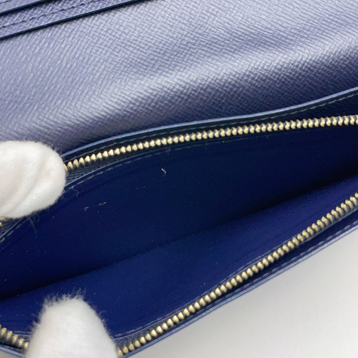Louis Vuitton Portefeuille Brazza NM Monogram Bree Wallet Navy — view 7
