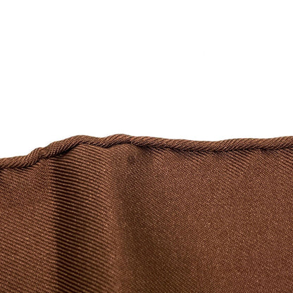 Hermes Carre 90 Rives Fertiles Rich Shore Scarf Silk Brown Multicolor — view 5