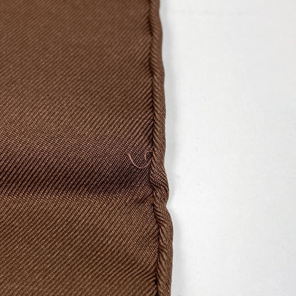 Hermes Carre 90 Rives Fertiles Rich Shore Scarf Silk Brown Multicolor — view 3