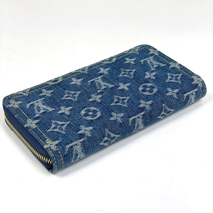 Louis Vuitton Zippy Wallet LV Tm Takashi Murakami Cherry Monogram Denim Blue — view 2