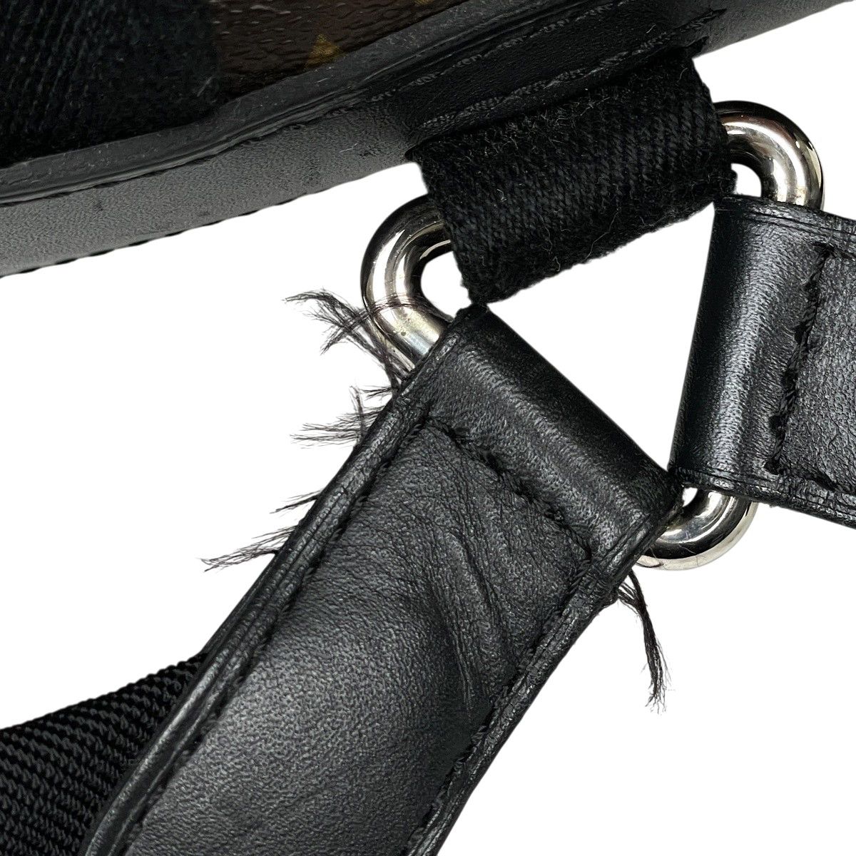 Louis Vuitton Christopher MM Backpack Monogram Macassar Brown Noir — view 9