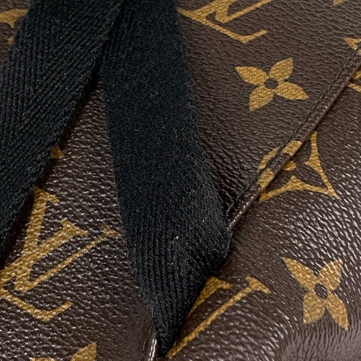 Louis Vuitton Christopher MM Backpack Monogram Macassar Brown Noir — view 8