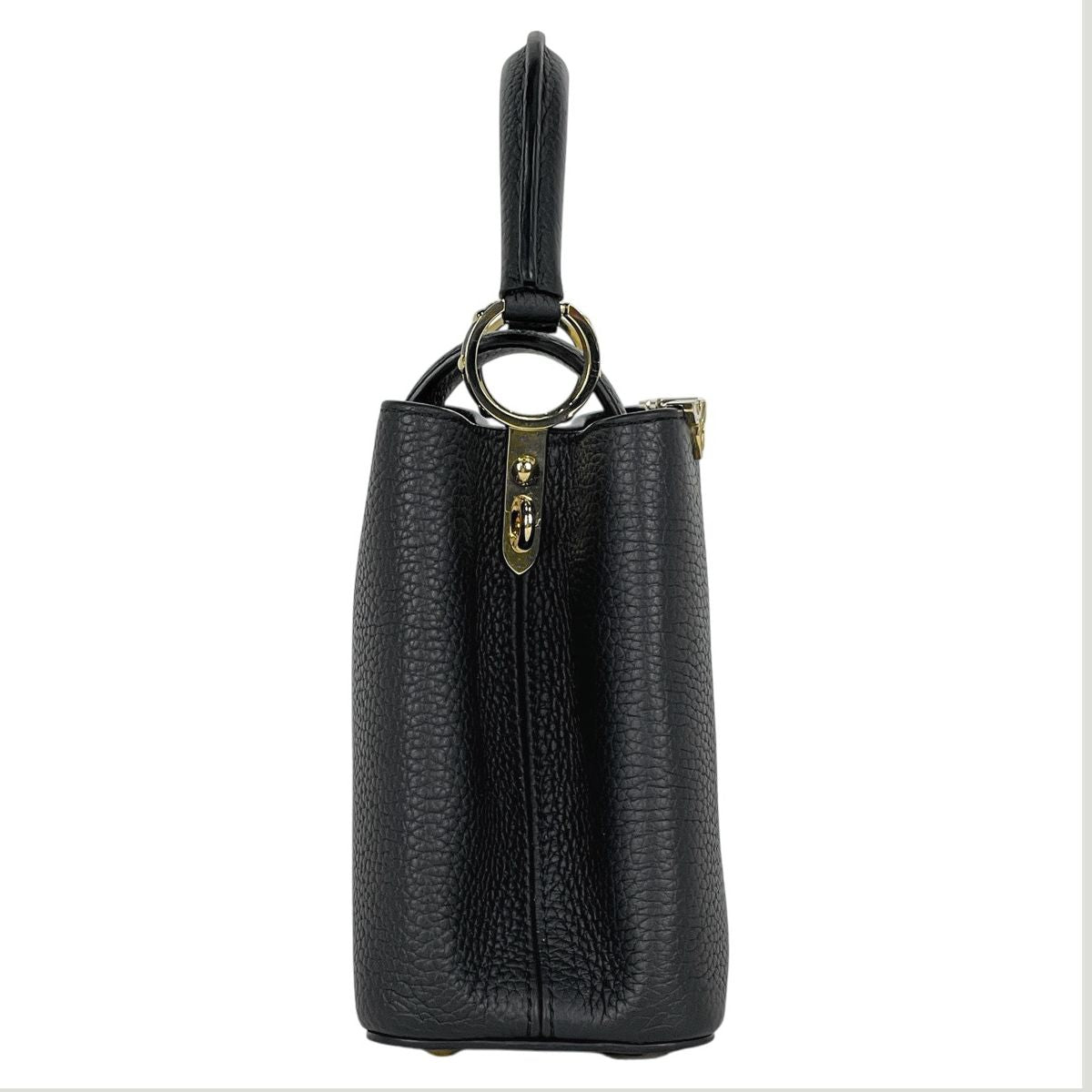 Louis Vuitton Capucines BB 2-Way Handbag Taurillon Black — view 4