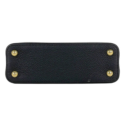 Louis Vuitton Capucines BB 2-Way Handbag Taurillon Black — view 5